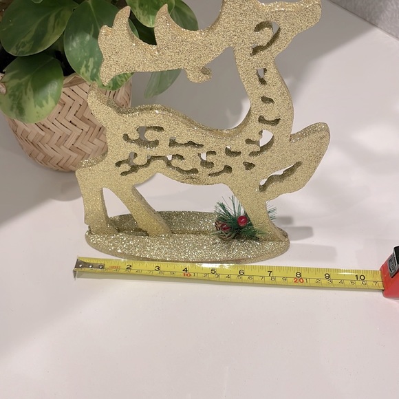 Christmas Decor. Golden reindeer. - Picture 4 of 4